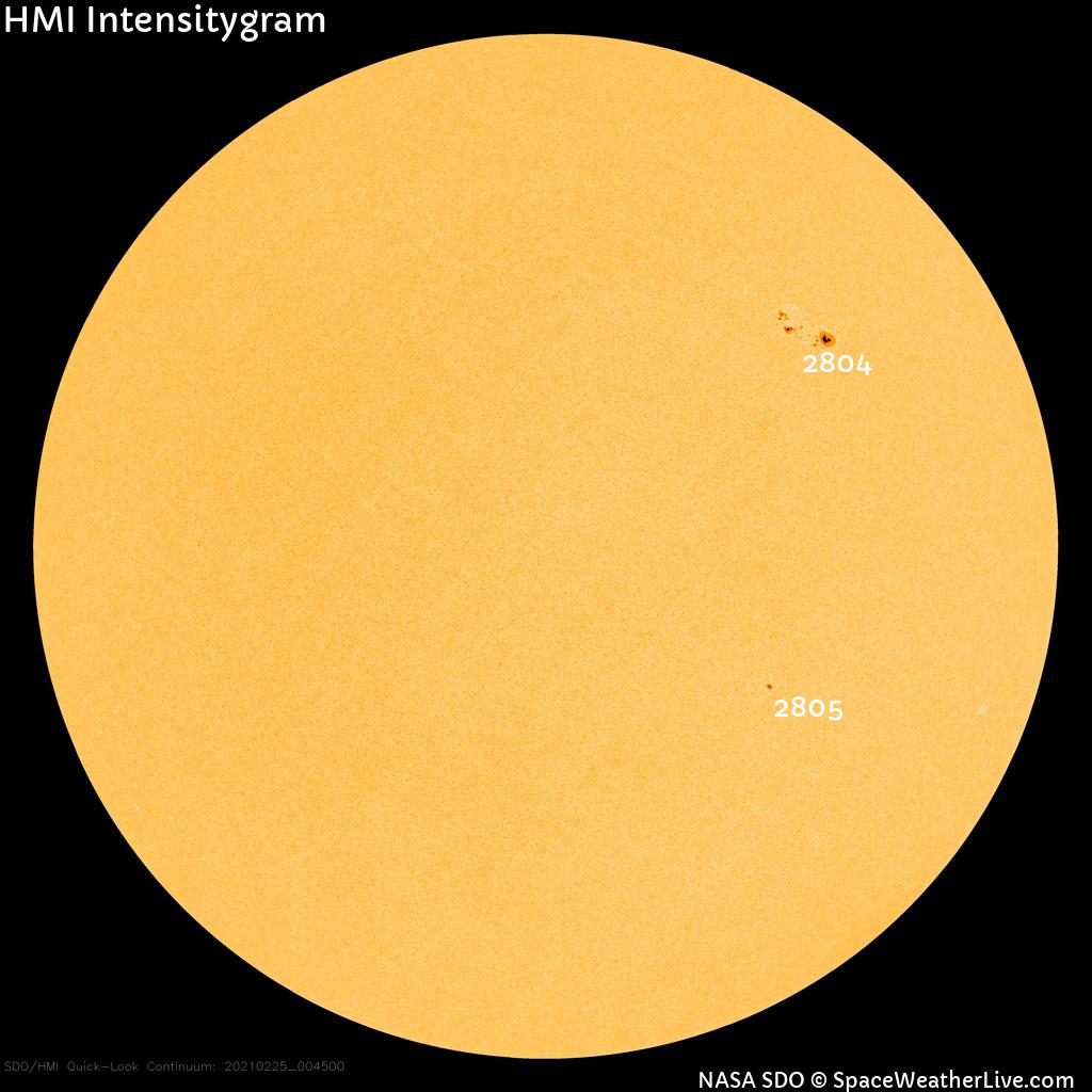 Sunspot regions