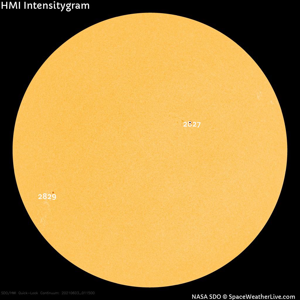 Sunspot regions