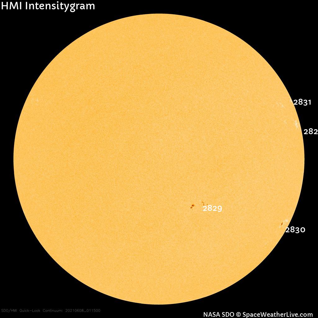 Sunspot regions