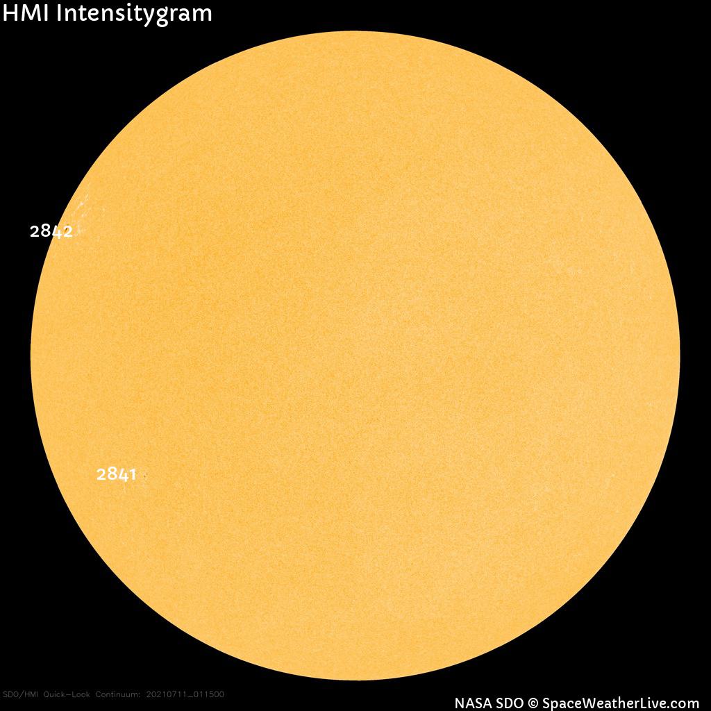 Sunspot regions