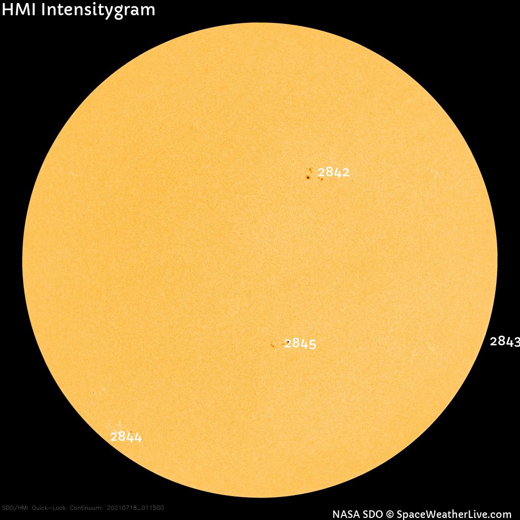 Sunspot regions