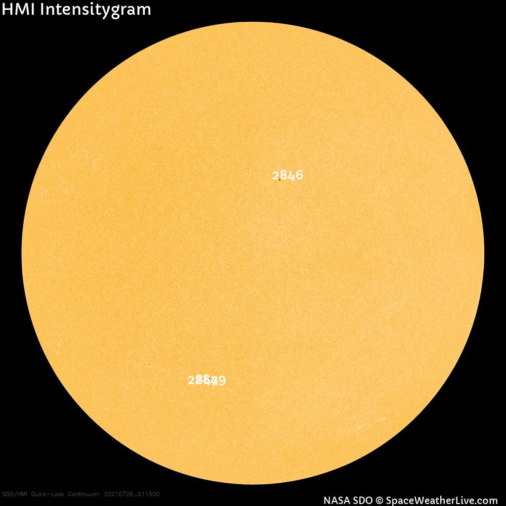 Sunspot regions