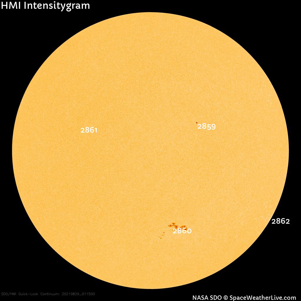 Sunspot regions