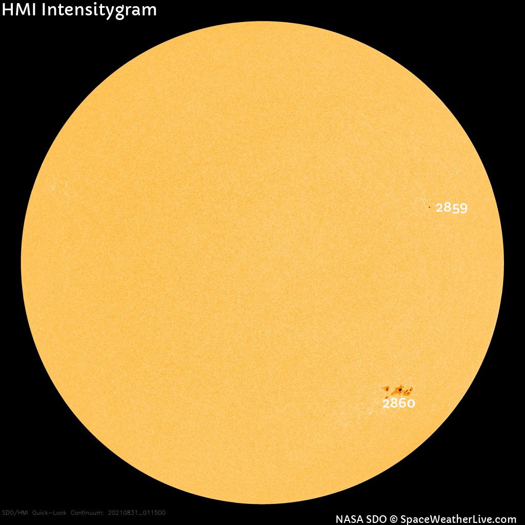 Sunspot regions