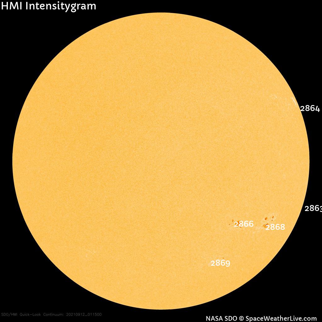 Sunspot regions