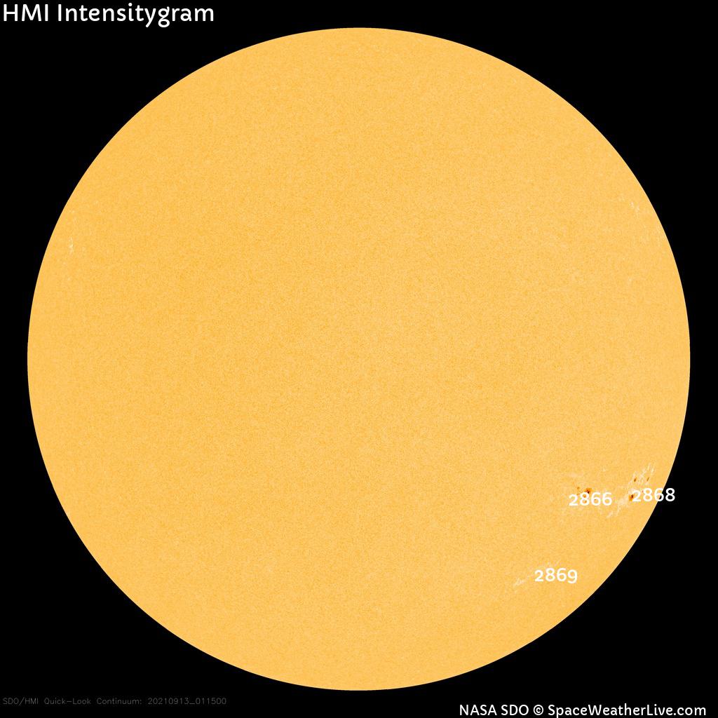 Sunspot regions