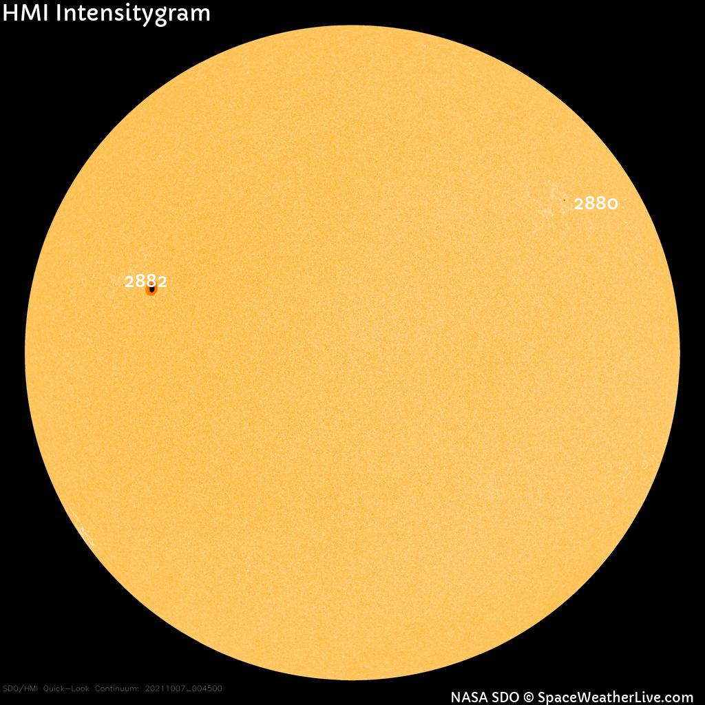 Sunspot regions