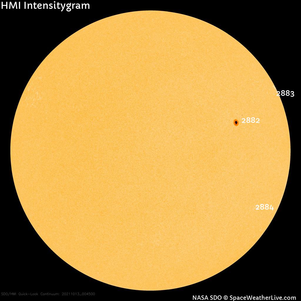 Sunspot regions