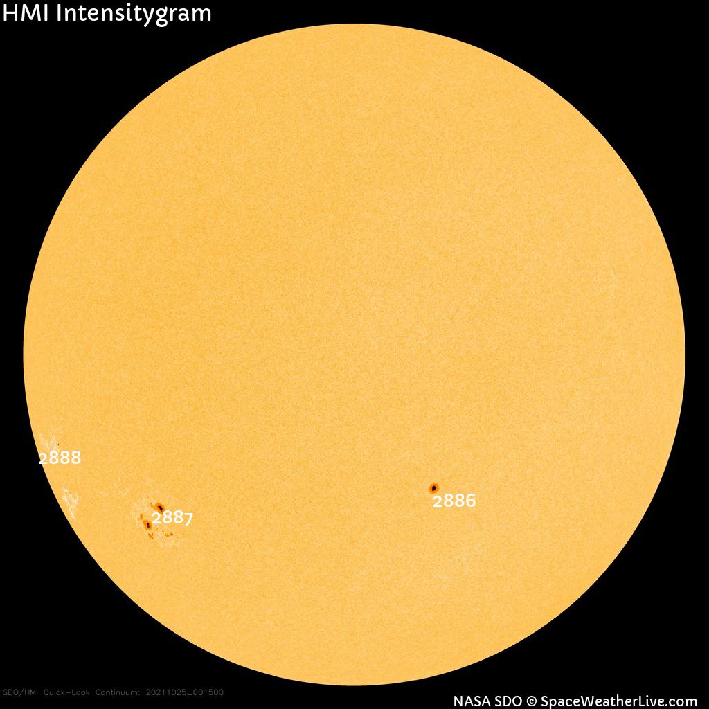 Sunspot regions