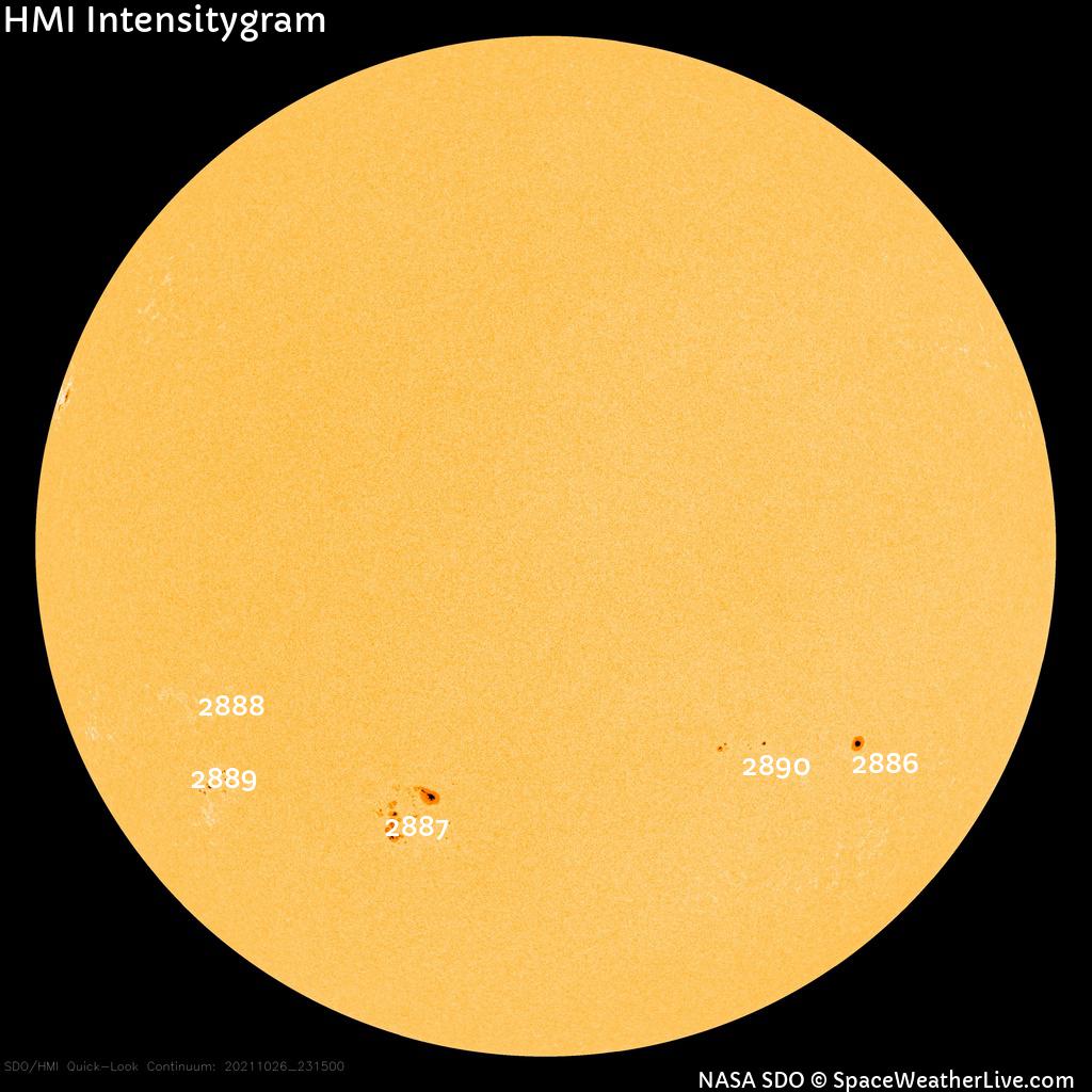 Sunspot regions