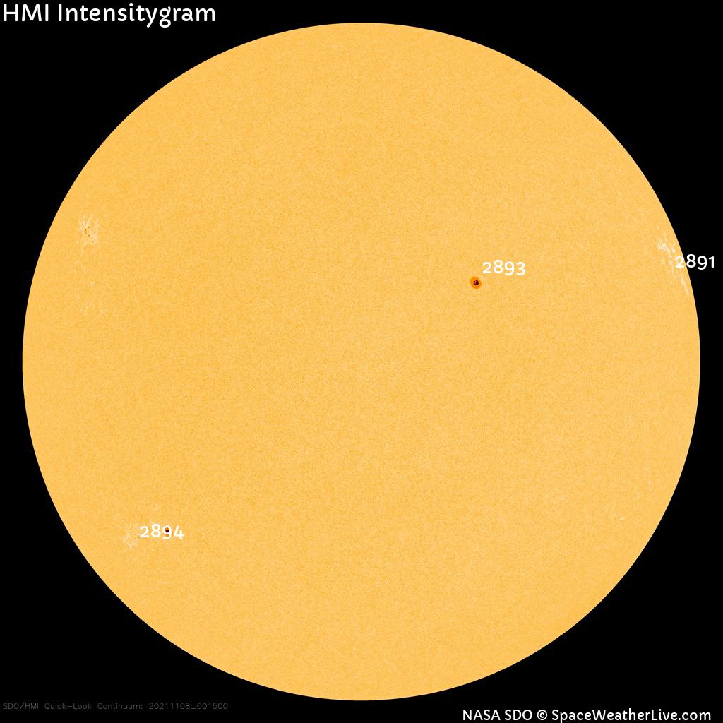 Sunspot regions