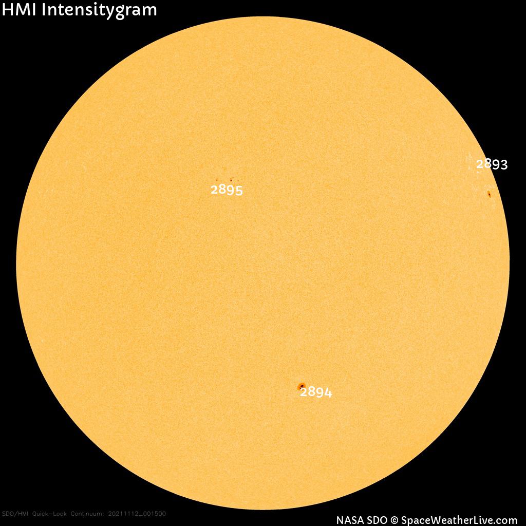 Sunspot regions