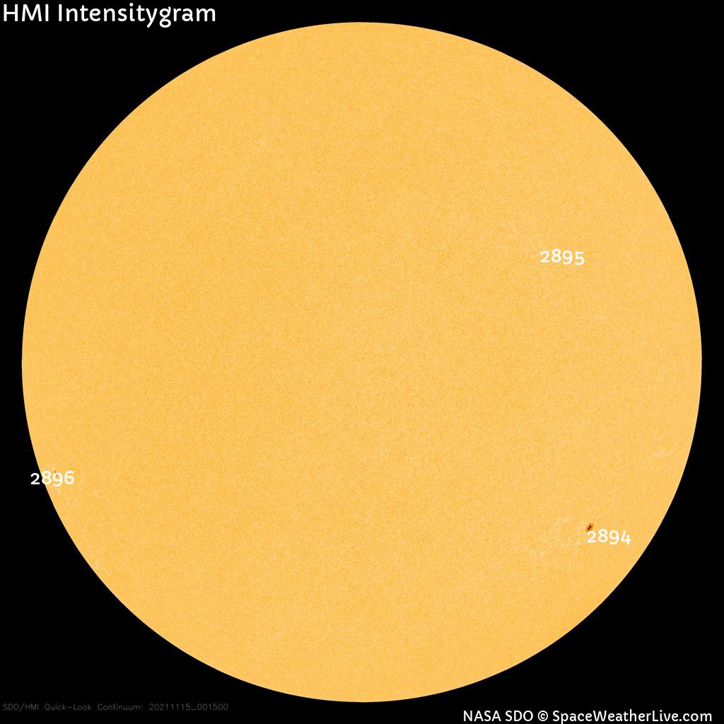 Sunspot regions