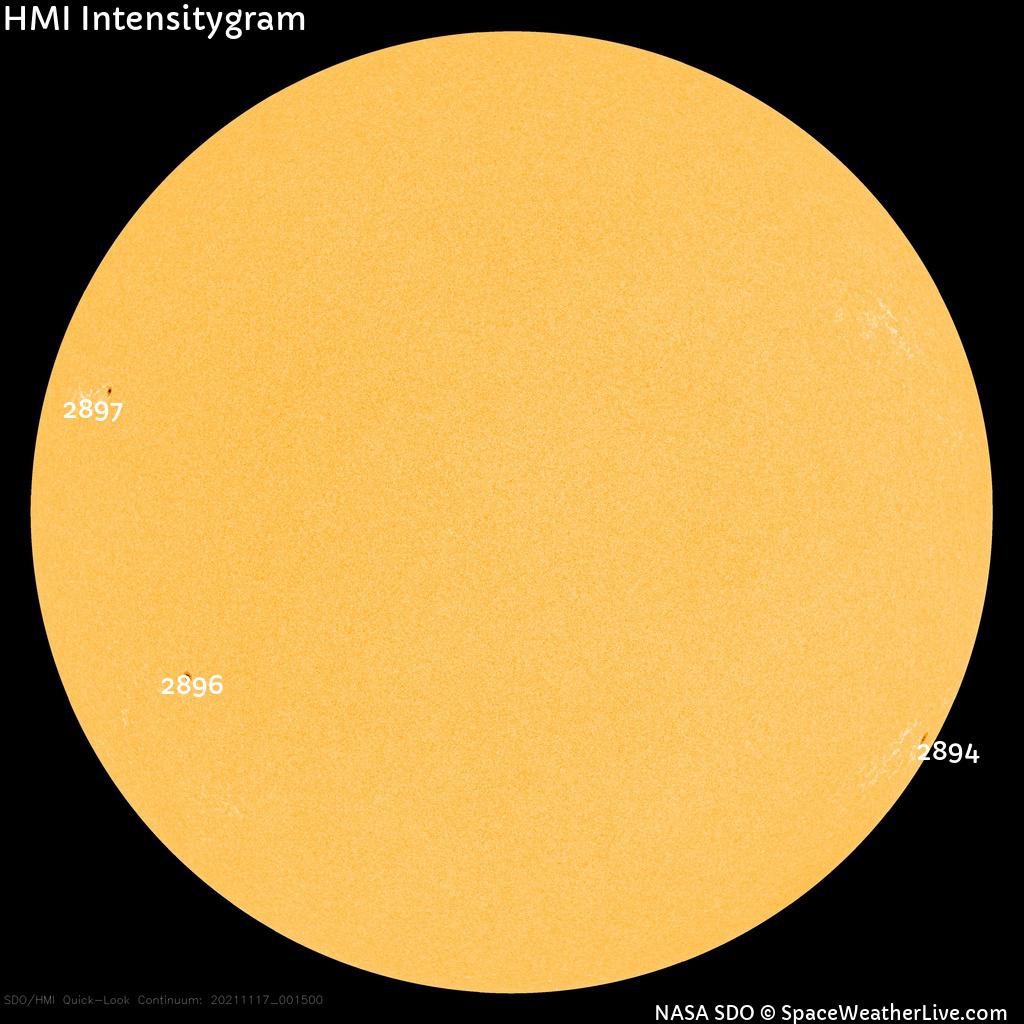 Sunspot regions