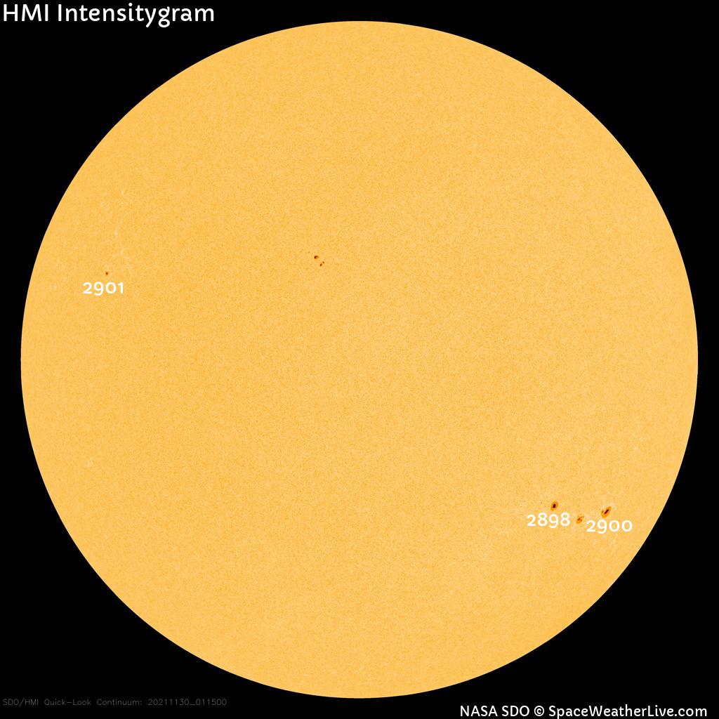 Sunspot regions