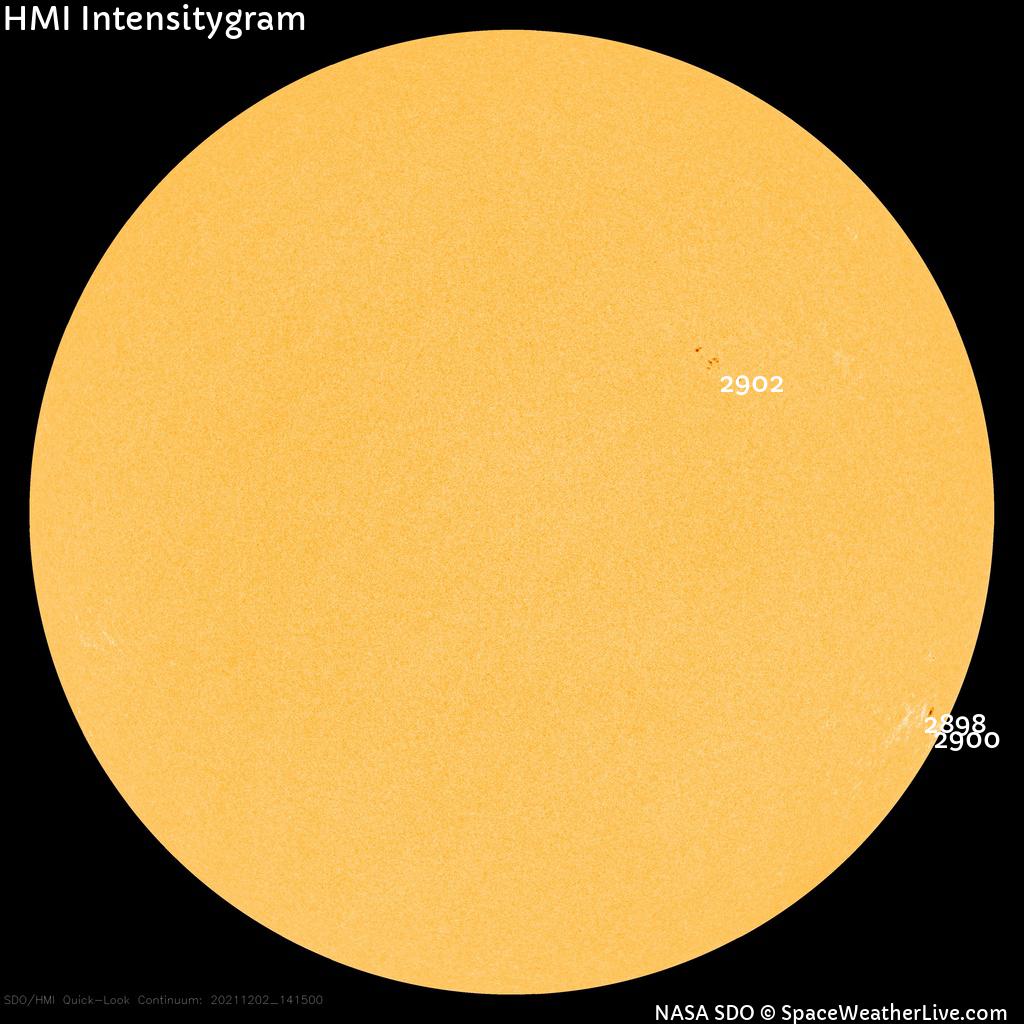 Sunspot regions