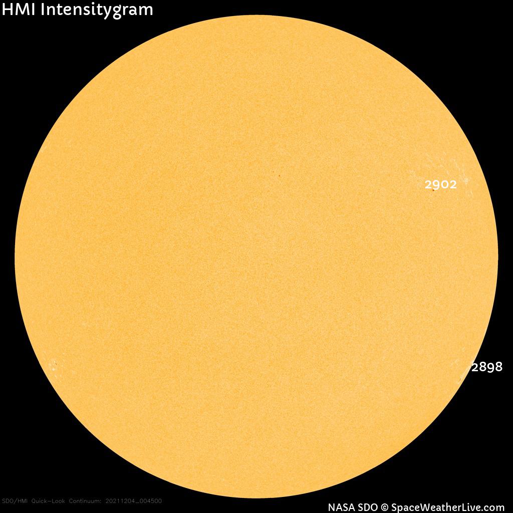 Sunspot regions