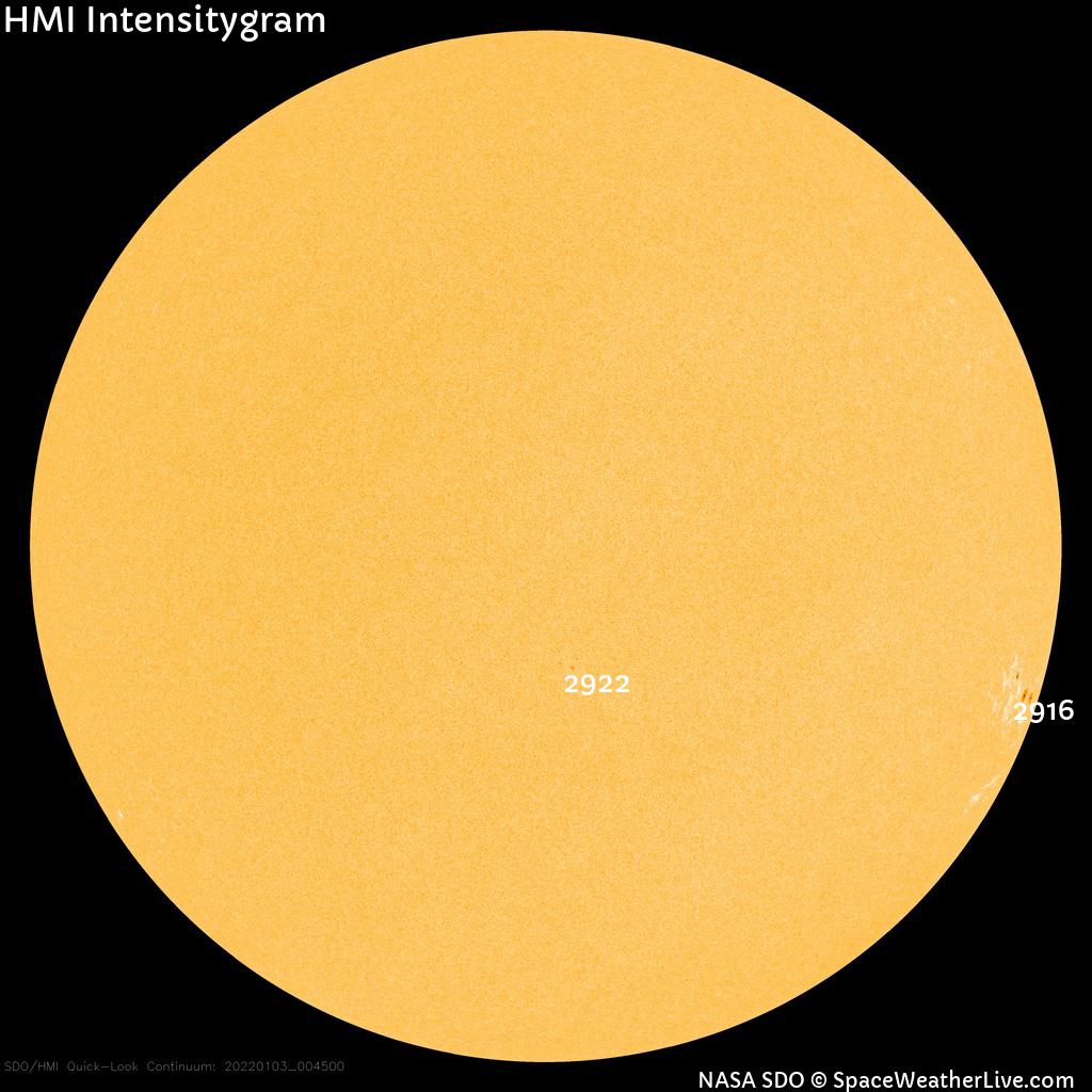 Sunspot regions