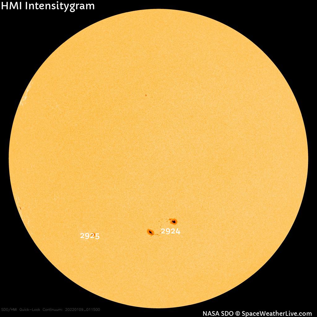 Sunspot regions