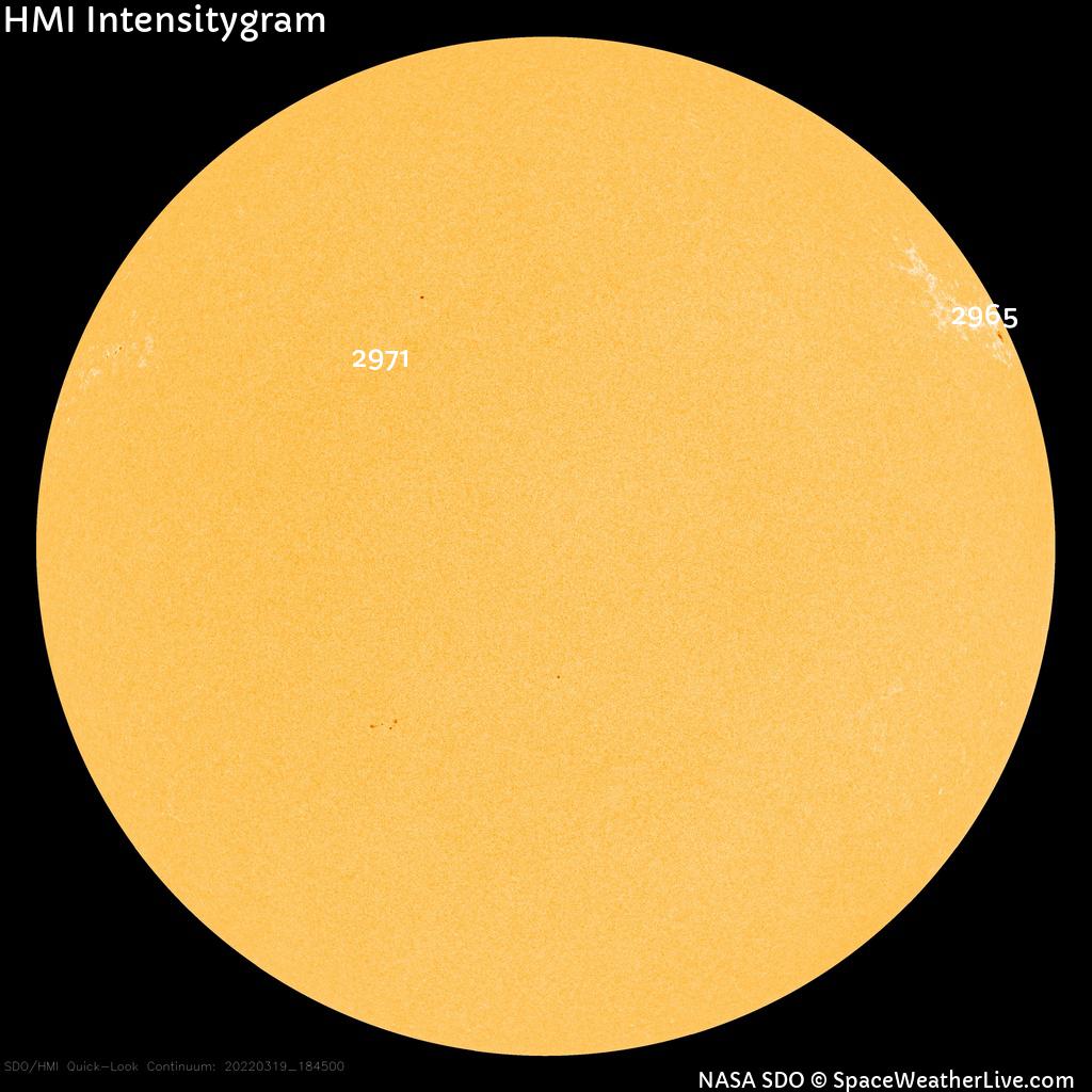 Sunspot regions