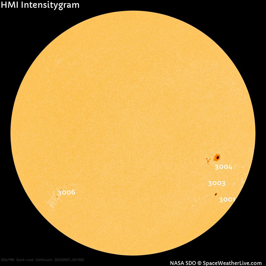 Sunspot regions