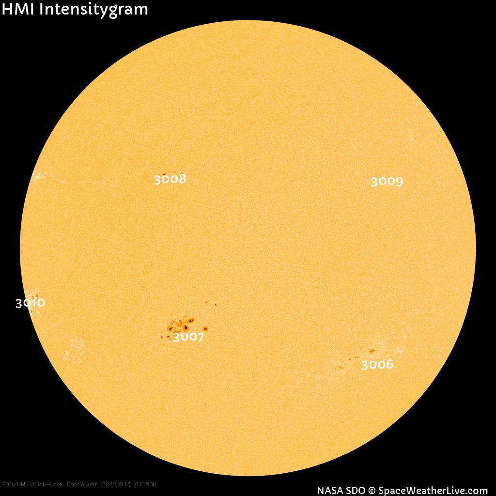 Sunspot regions