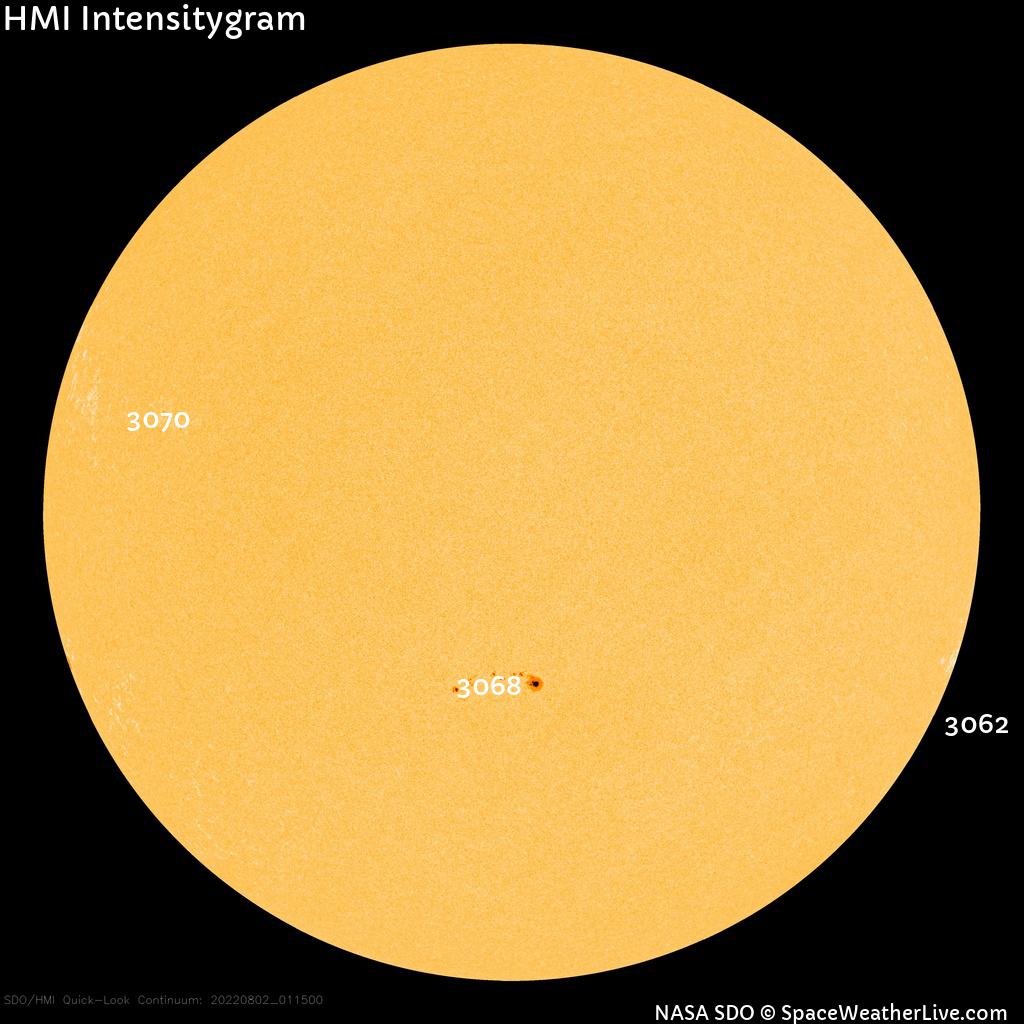 Sunspot regions