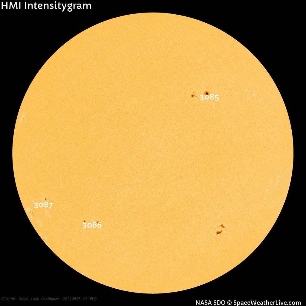 Sunspot regions