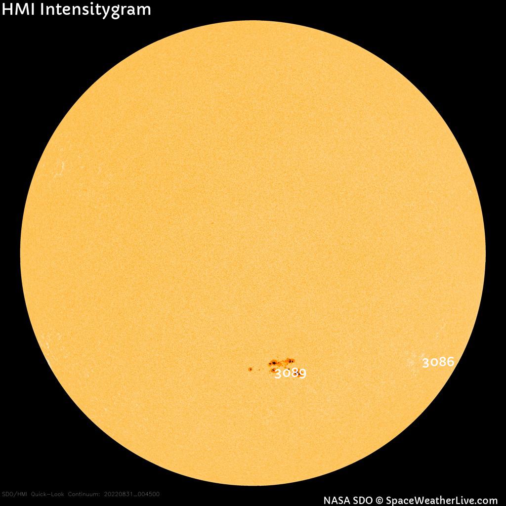 Sunspot regions