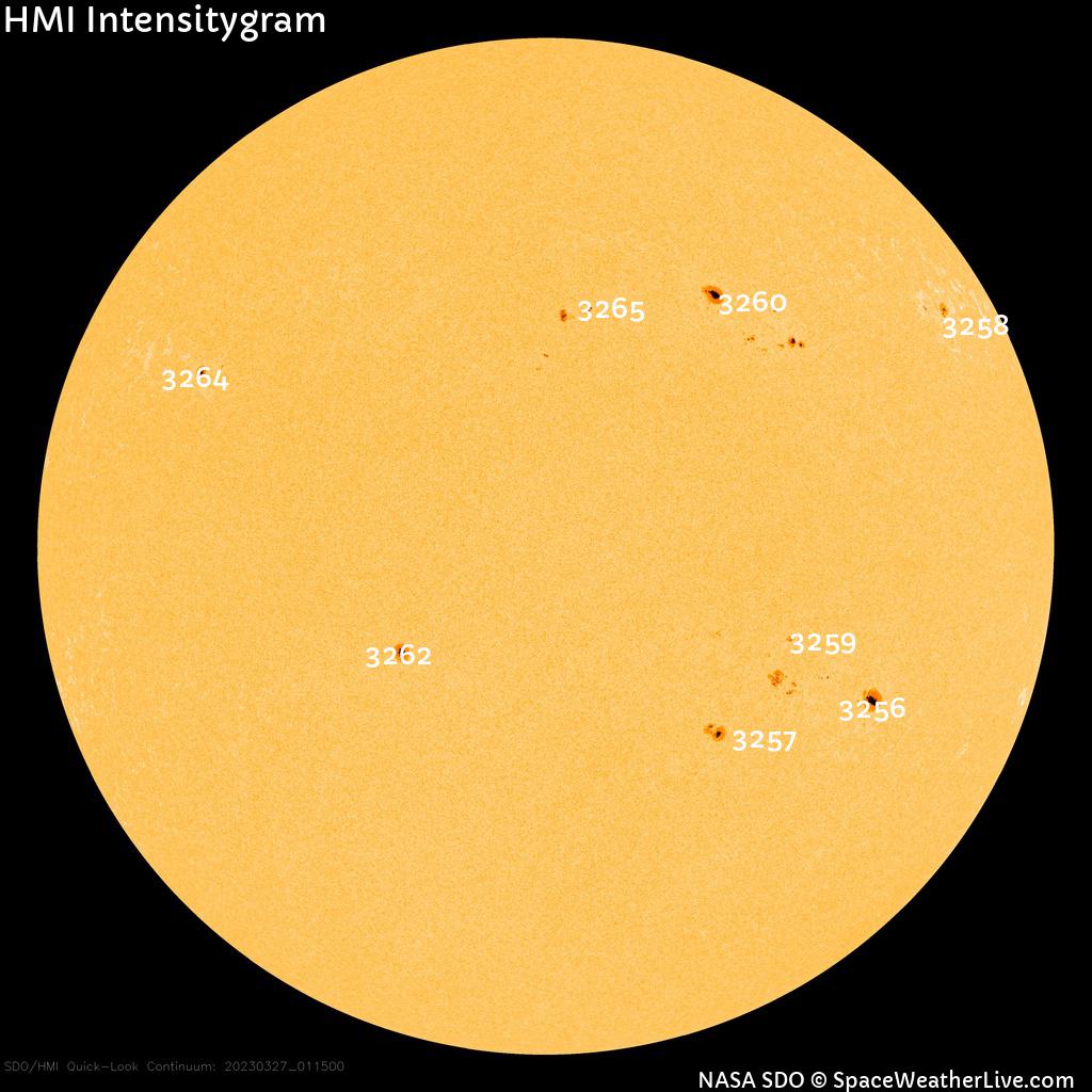 Sunspot regions