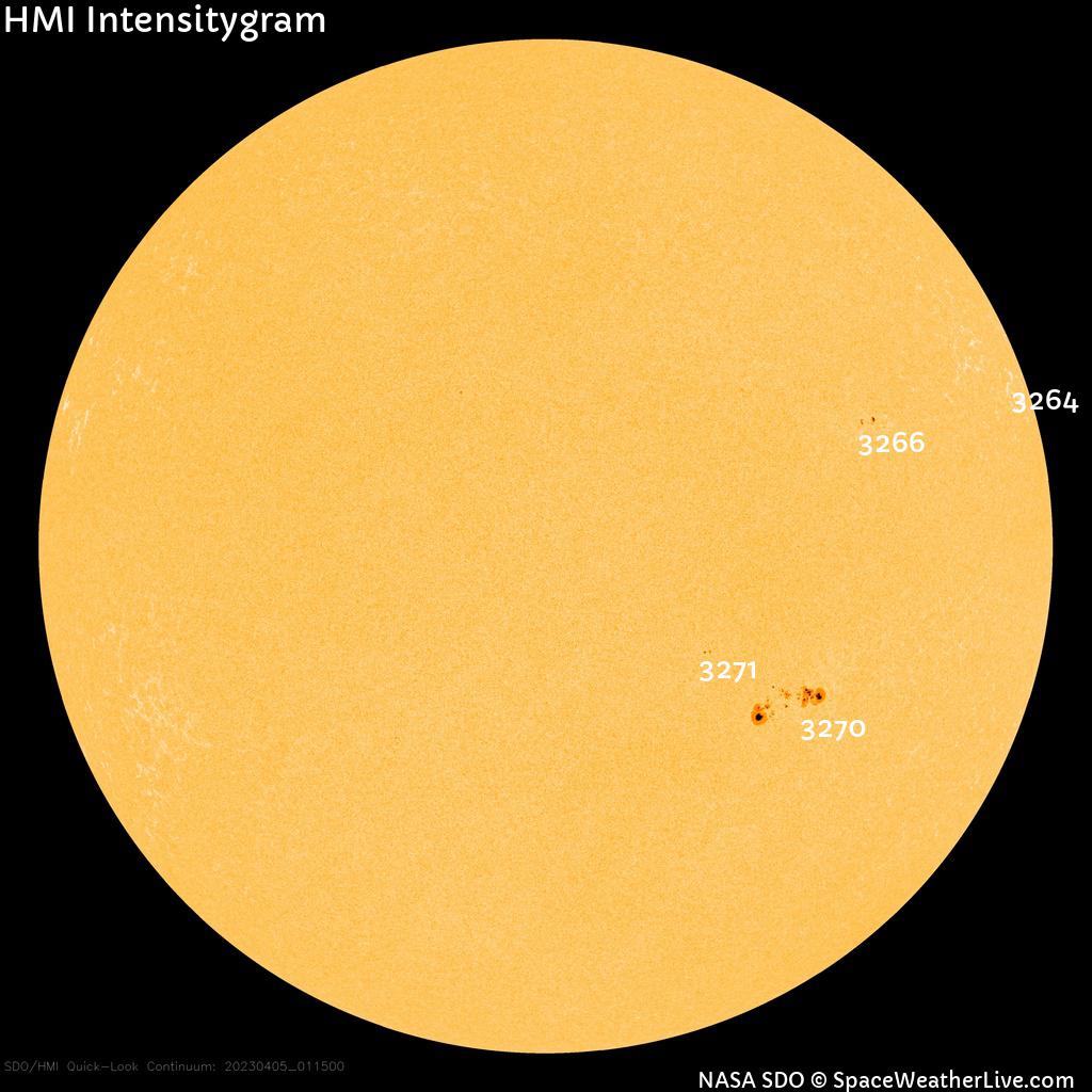 Sunspot regions