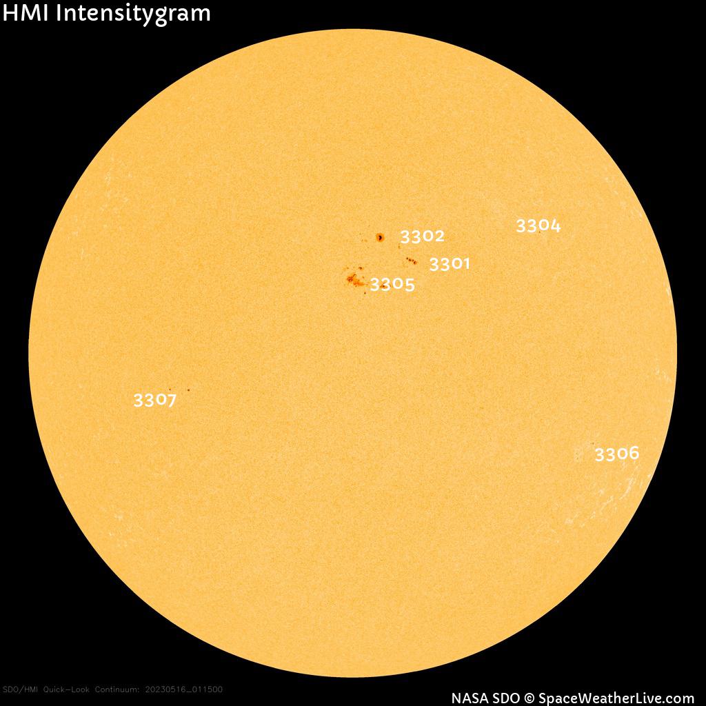 Sunspot regions