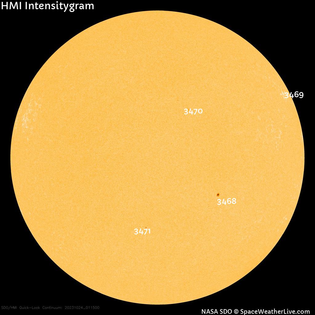 Sunspot regions