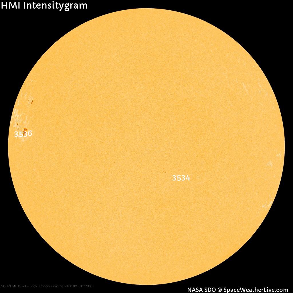 Sunspot regions