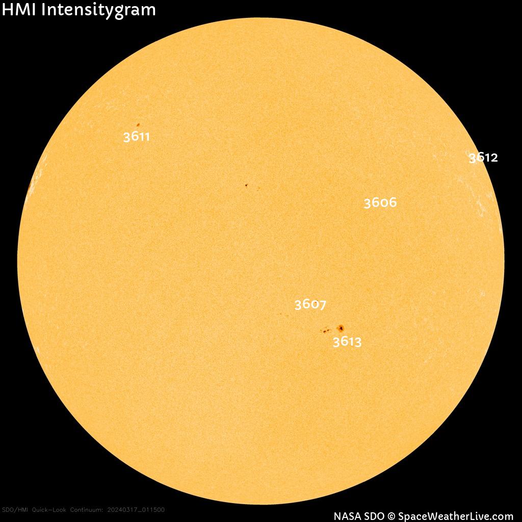 Sunspot regions