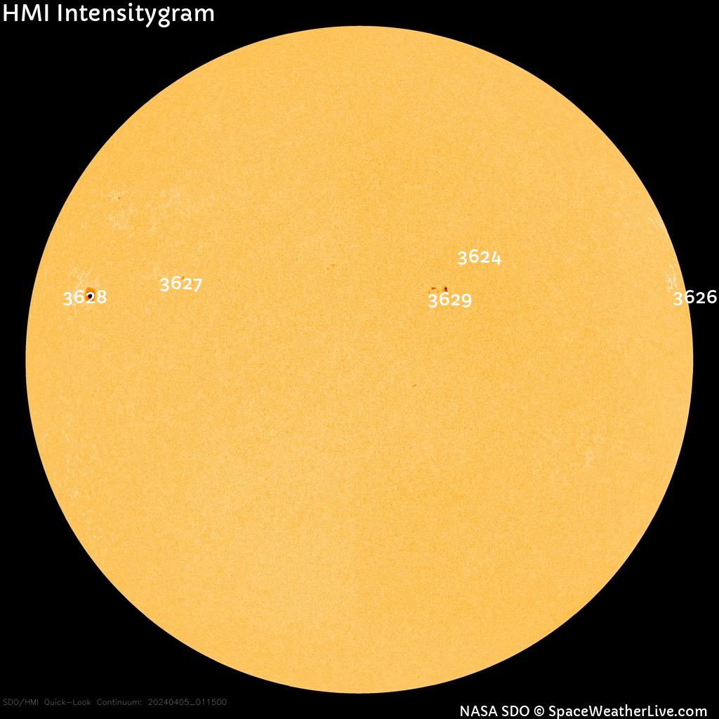 Sunspot regions