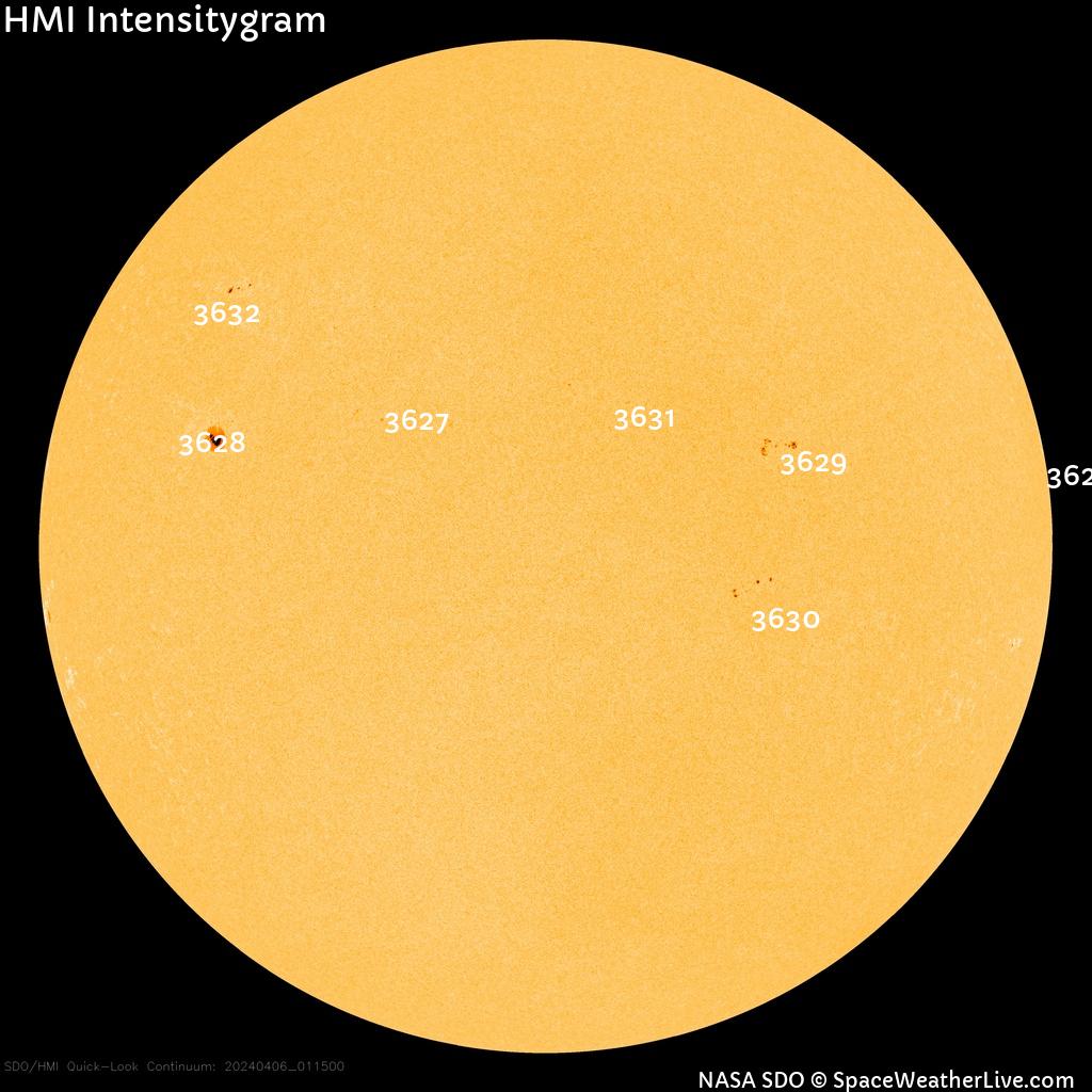 Sunspot regions