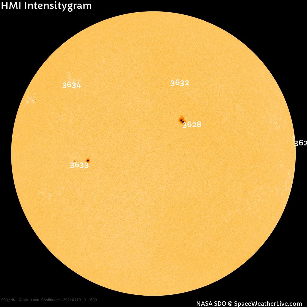 Sunspot regions