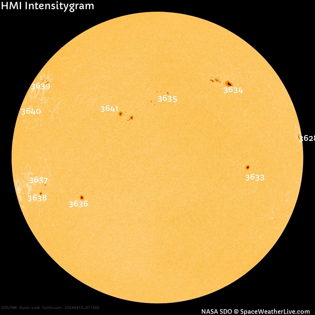 Sunspot regions