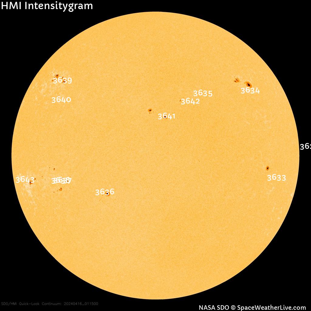 Sunspot regions