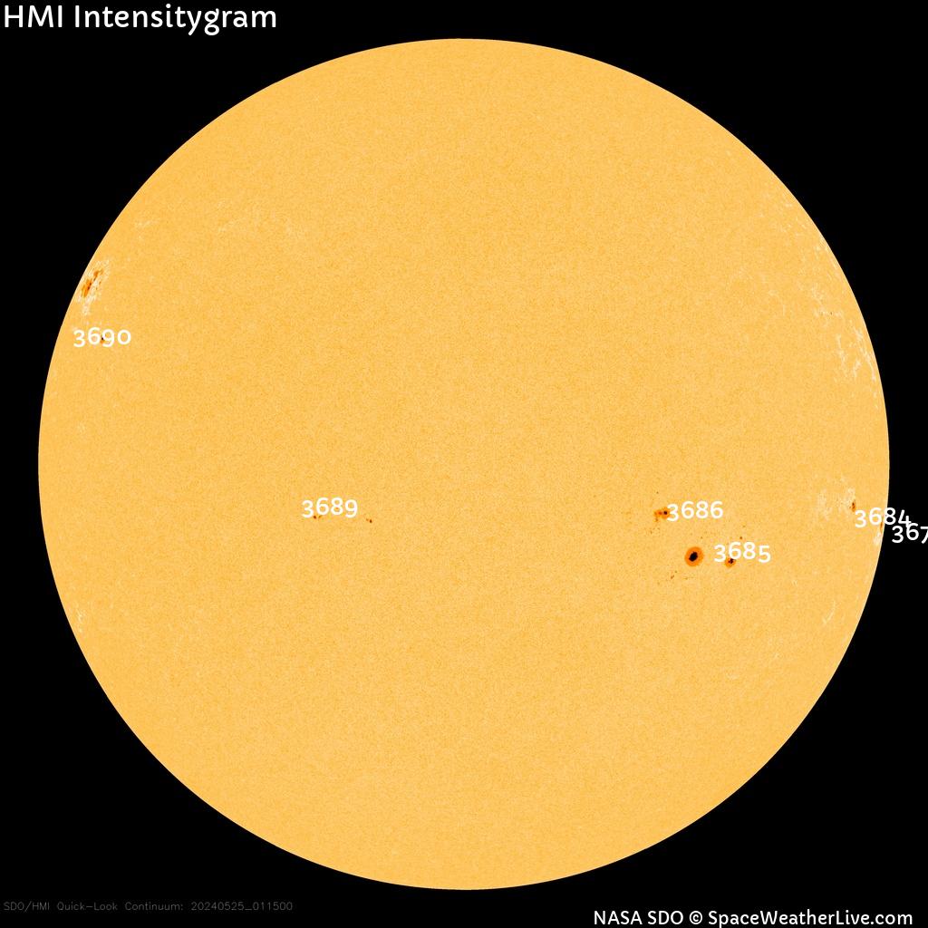 Sunspot regions