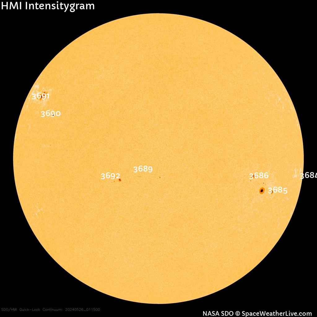 Sunspot regions