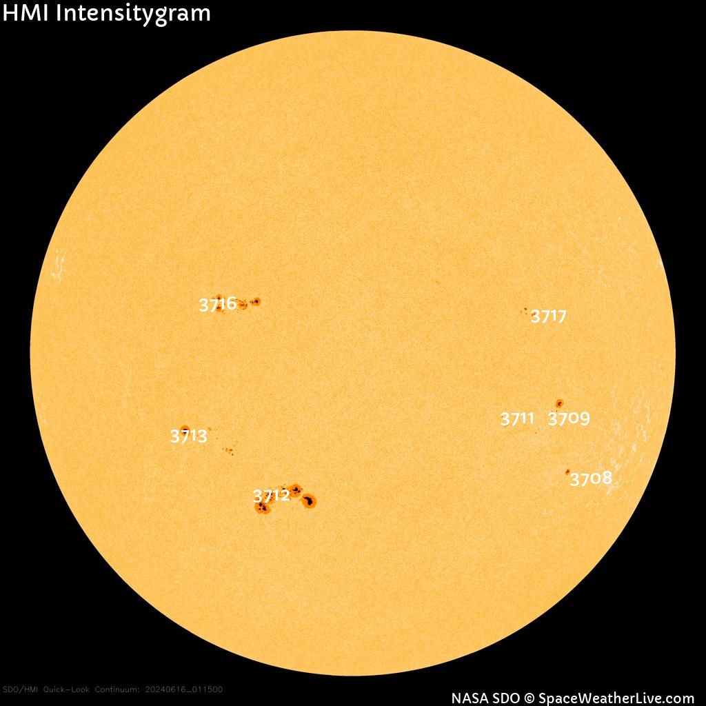 Sunspot regions