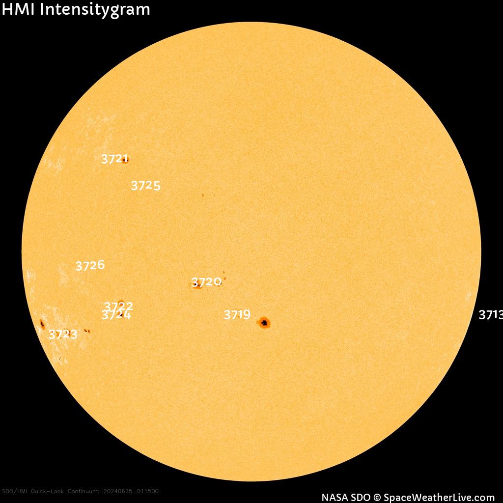 Sunspot regions