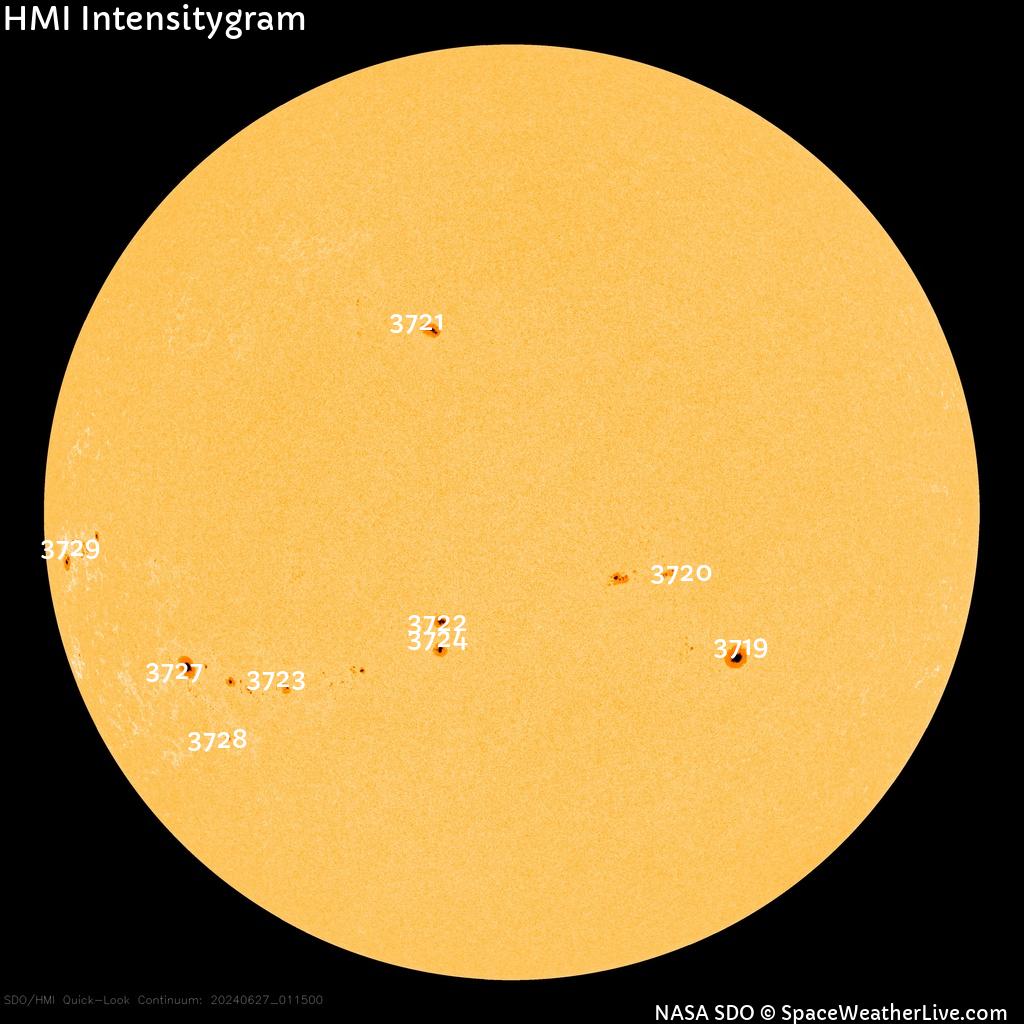 Sunspot regions