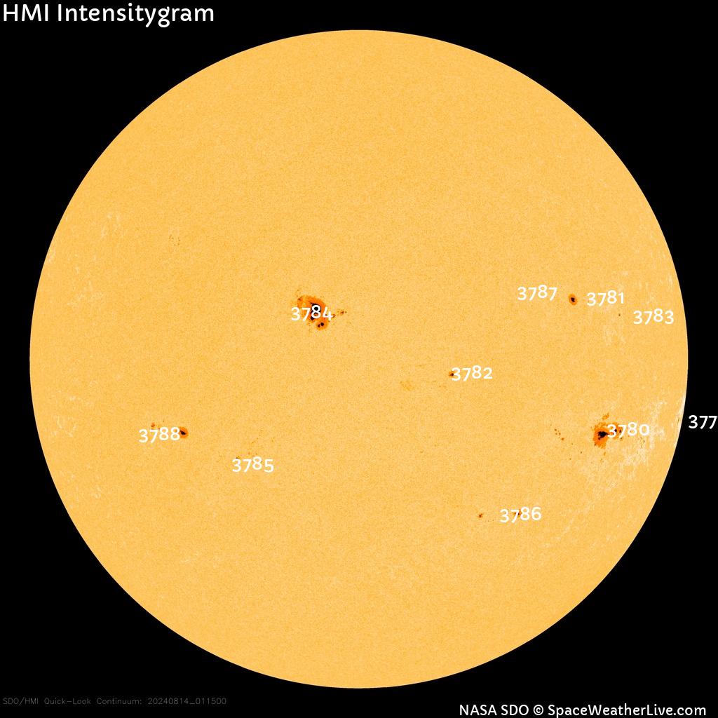 Sunspot regions