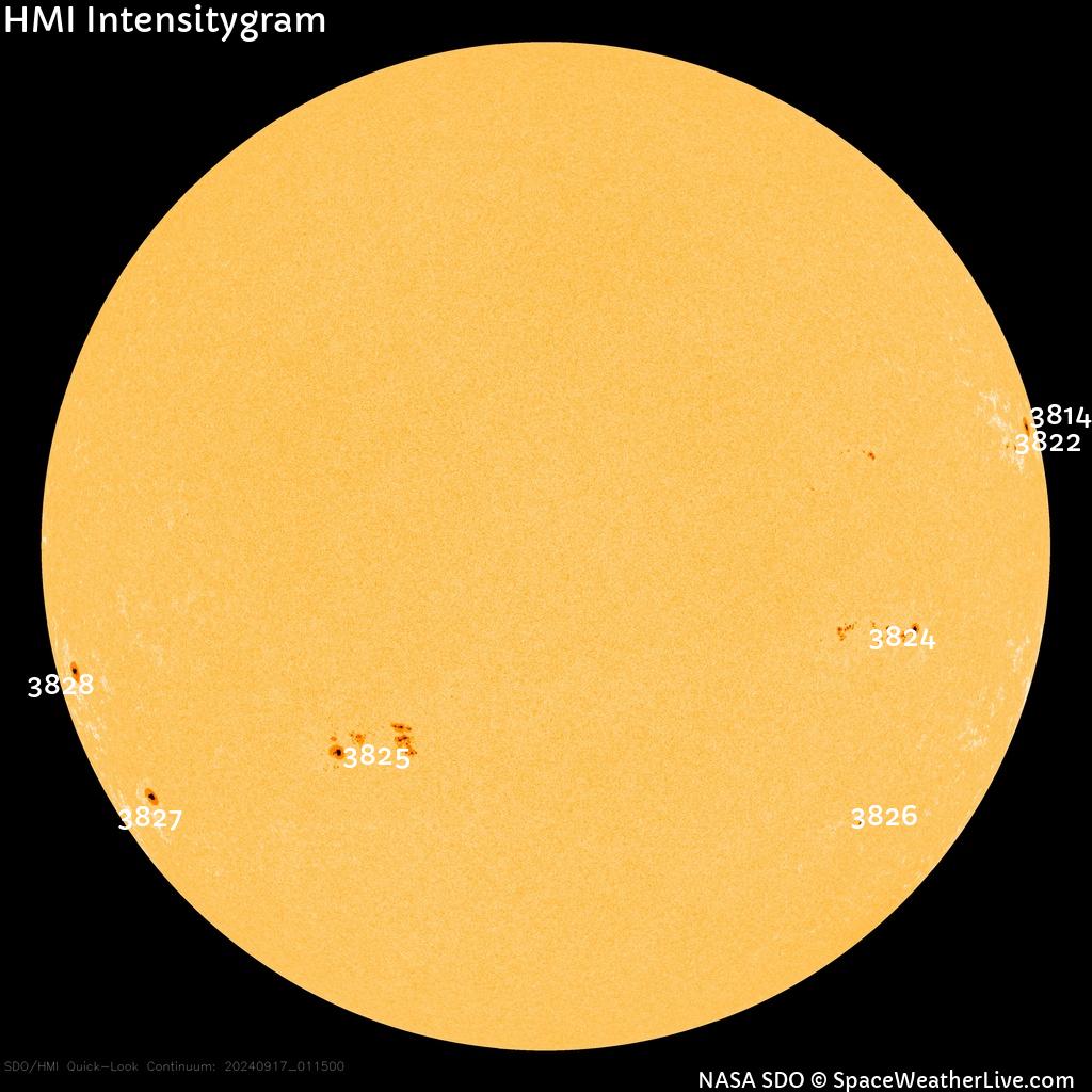 Sunspot regions