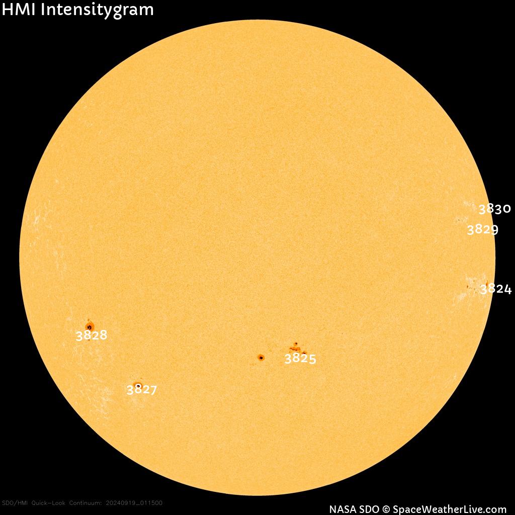 Sunspot regions