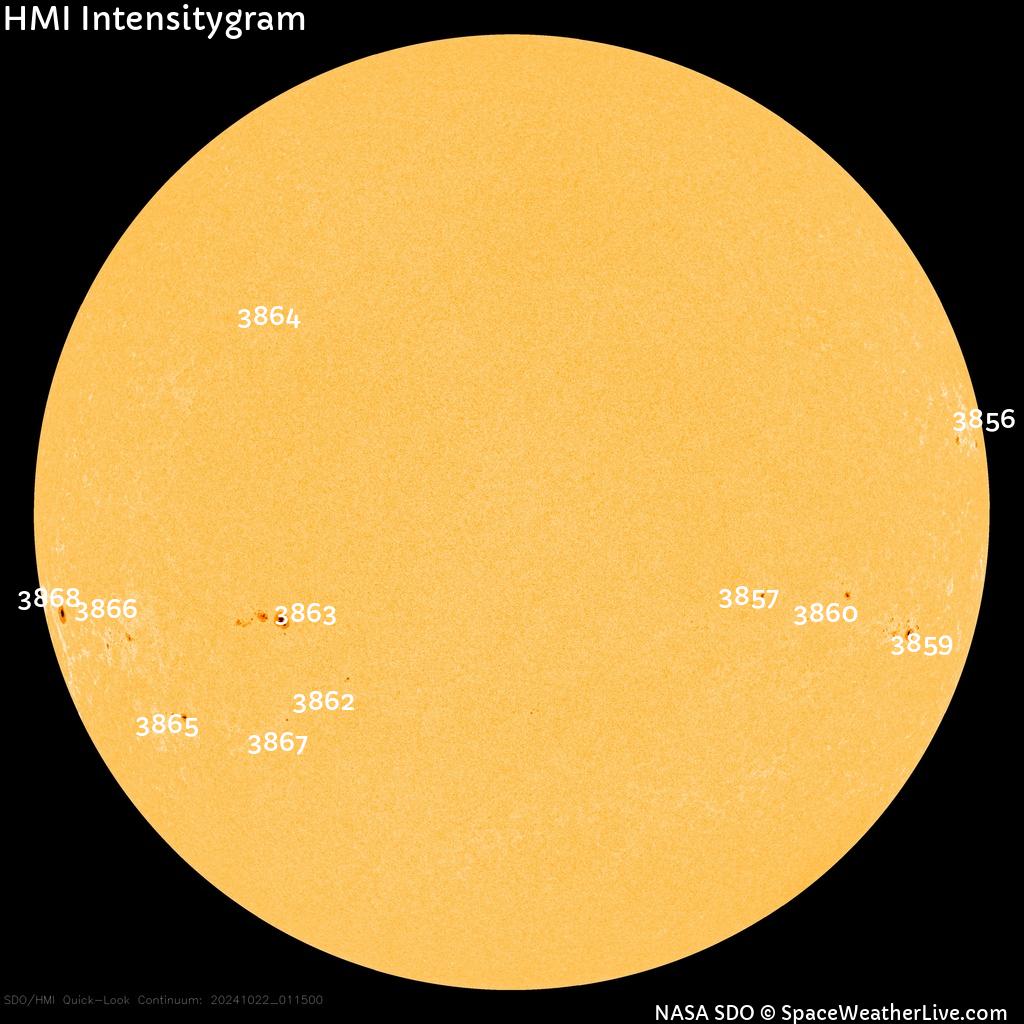 Sunspot regions