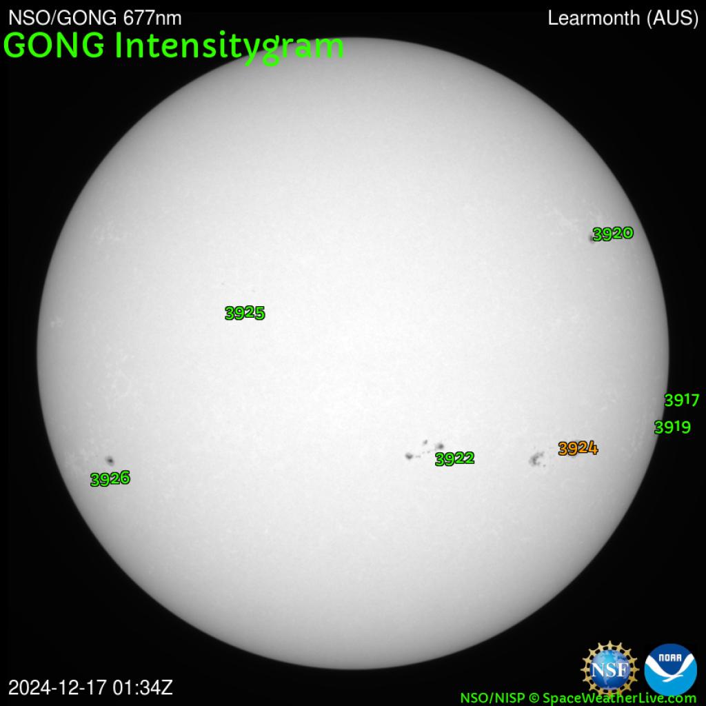 Sunspot regions